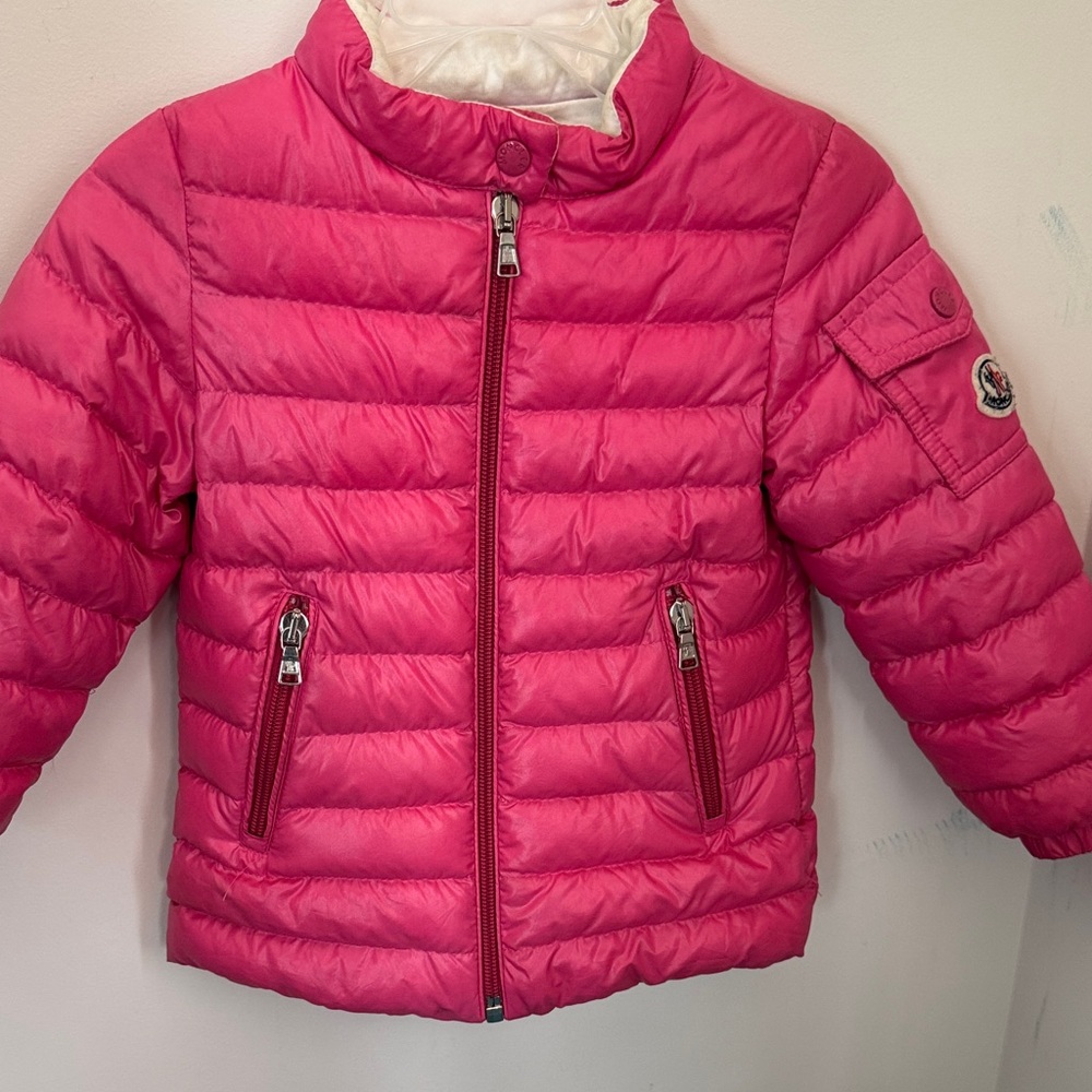 Moncler Vibrant Pink Quilted Jacket